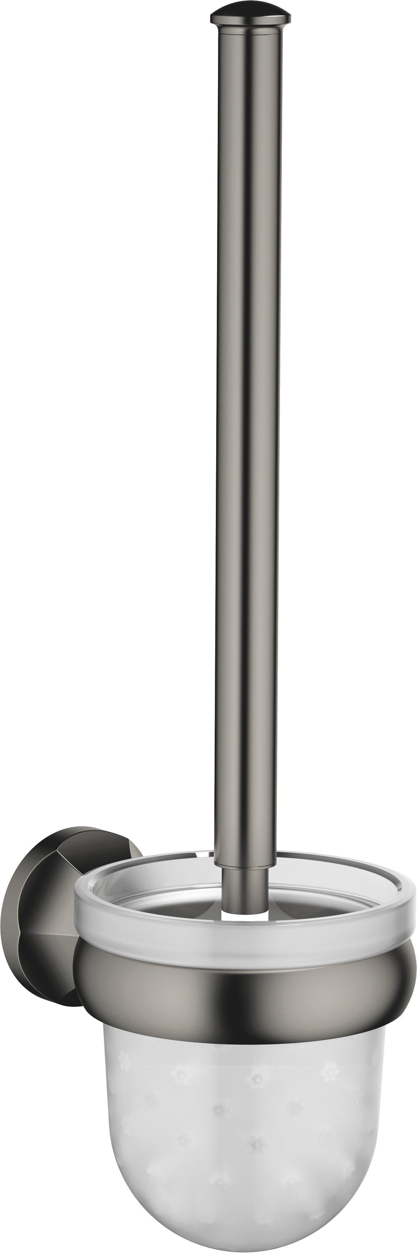 MADISON Набор ершиков для унитаза, настенная модель - матовая темная платина