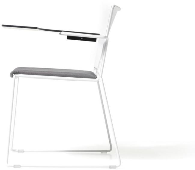 Diemme Сани стул для конференций из полипропилена с откидной крышкой Slim sun-id-1410614 - Вид №2