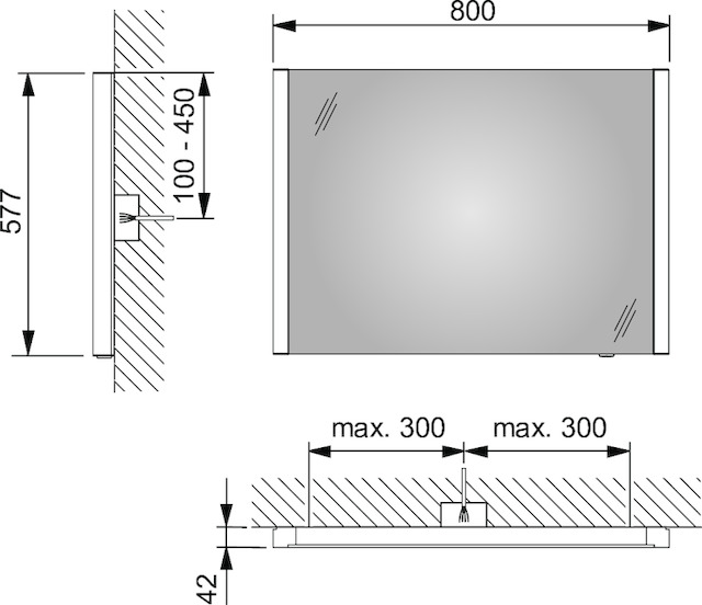14296002000 Зеркало с подсветкой KEUCO Royal Reflex.2 - Вид №6