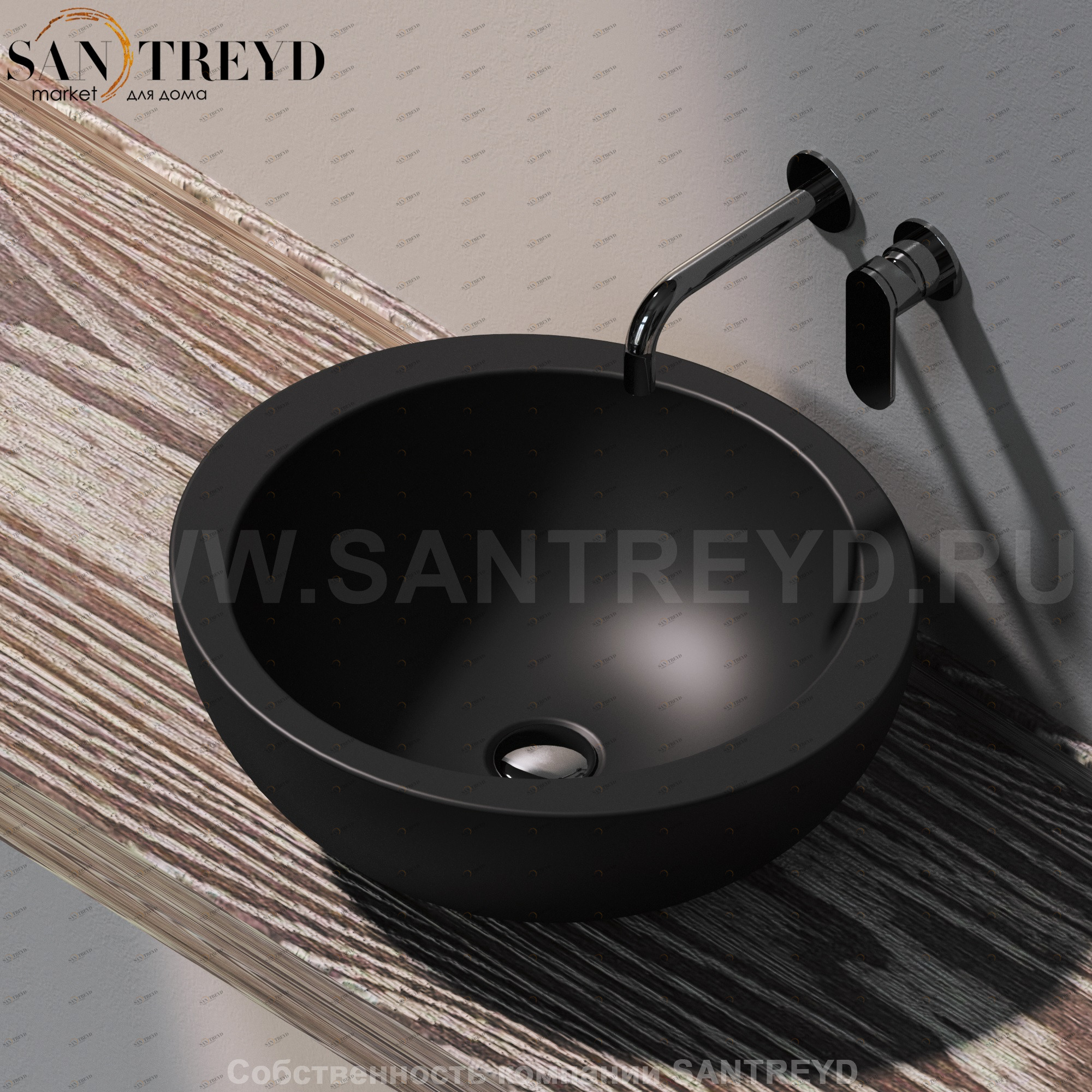 FN50L7006 Накладная раковина на столешницу  круглая Ceramica Flaminia Fonte