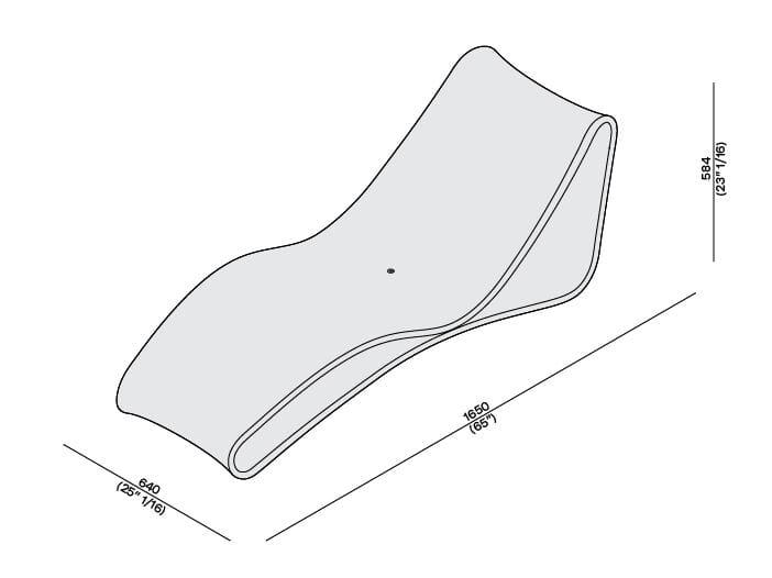 Мраморный шезлонг LUCE DI CARRARA VOLUTE ARCH-00043622 - Вид №7