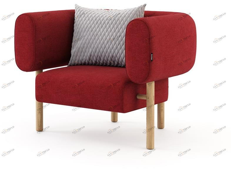 Domkapa Кресло из ткани с подлокотниками sun-id-1435366