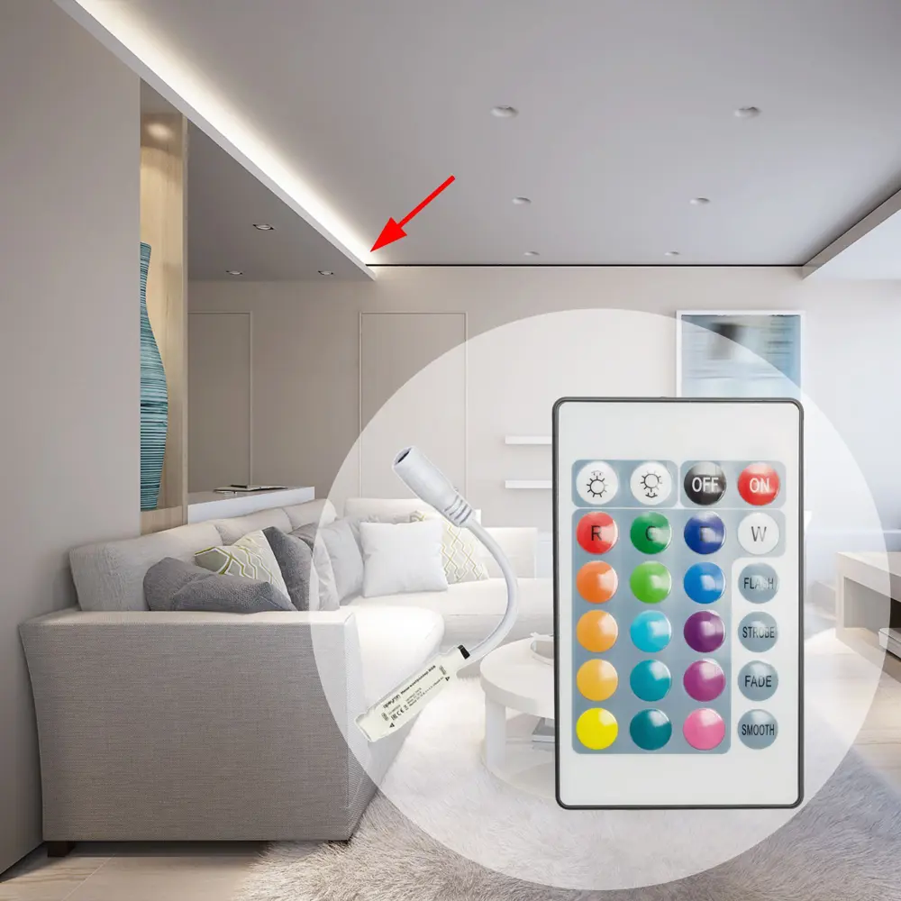 APEYRON RGB контроллер с дистанционным управлением для светодиодных лент 13444604 STLM-0003170 - Вид №9