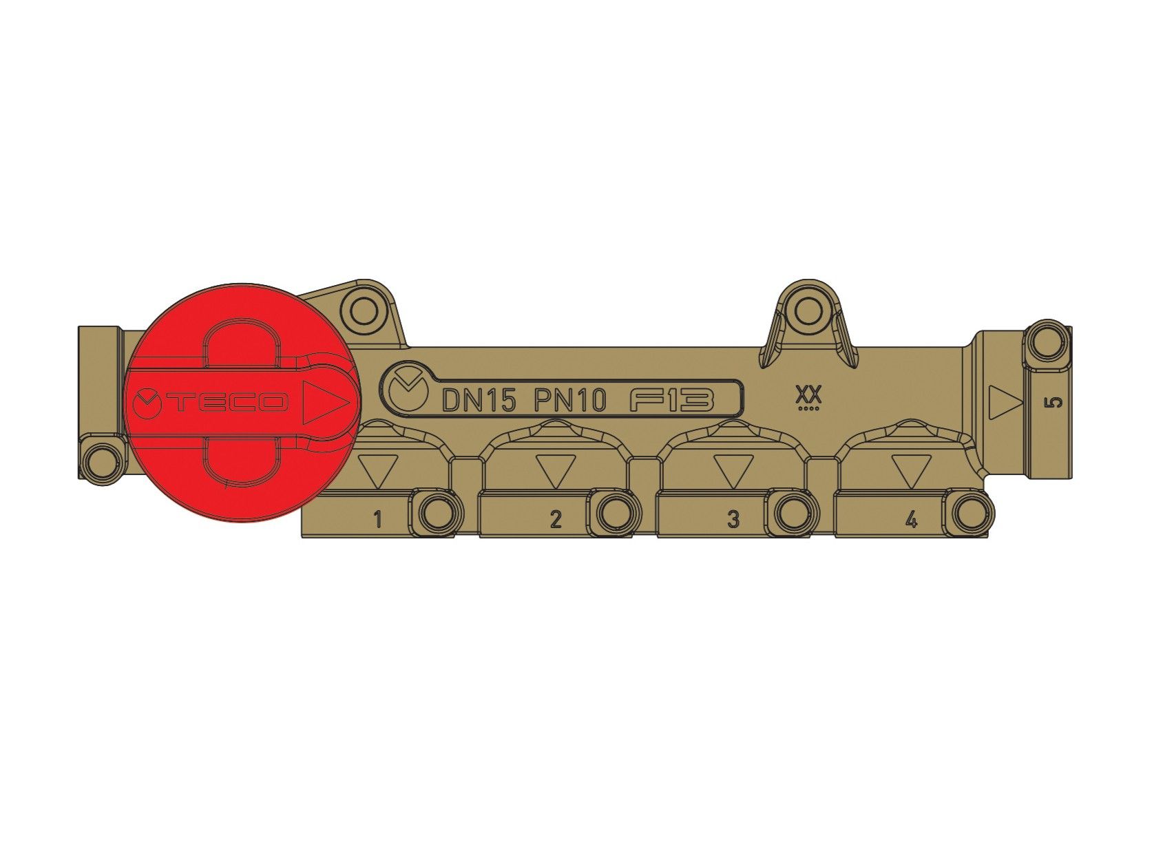 Коллектор без перехвата TECO K-BLOC ARCH-00038604 - Вид №2