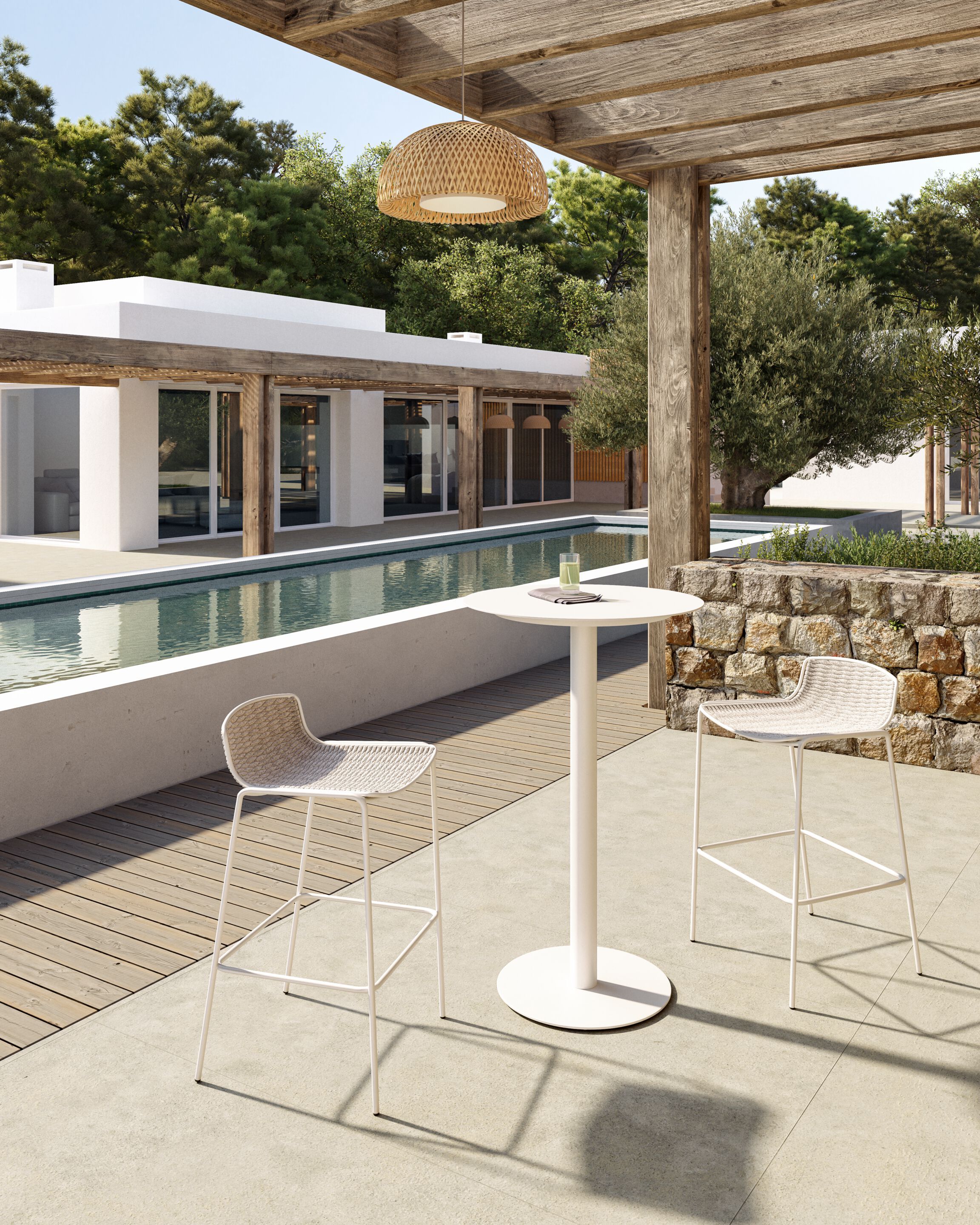 Веревочный садовый стул VINEKO красивая ARCH-00150441 - Вид №2