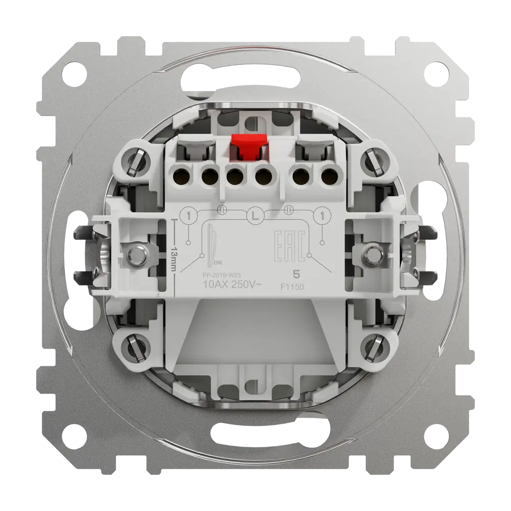 Выключатель встраиваемый Systeme Electric Sedna Design 2 клавиши, цвет белый Sedna Design Elements STLM-2131750 - Вид №2