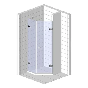 Душевая дверь в нишу 170x200 GK-862BG135 стекло прозрачное 6 мм GUTEWETTER TREND DOOR