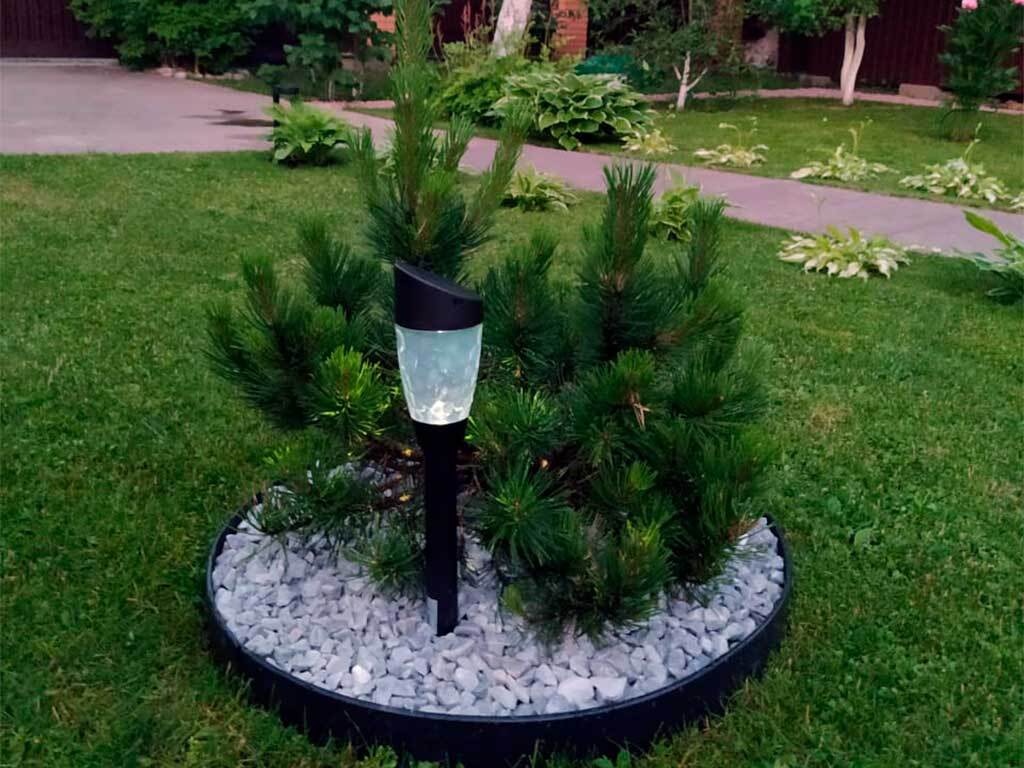 Пластиковый бордюр 58 мм, длина 1 м, зелёный ГеоПластБорд GPBST-54 - Вид №17