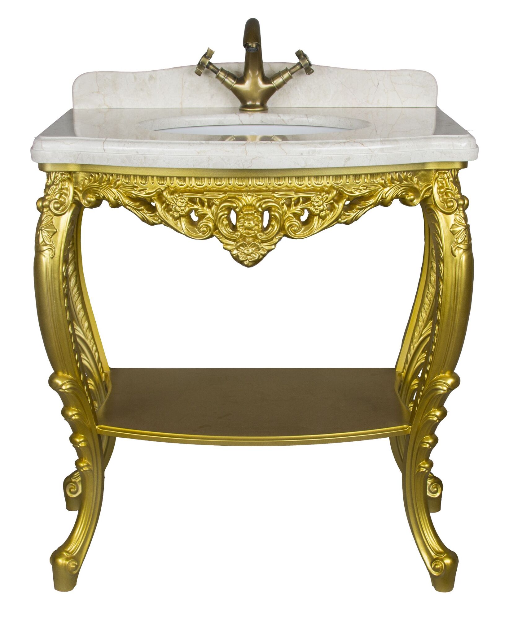 Консоль ISABELLA 80 арт. TS-10108-G/L поталь золото Tessoro TS10108GL - Вид №5