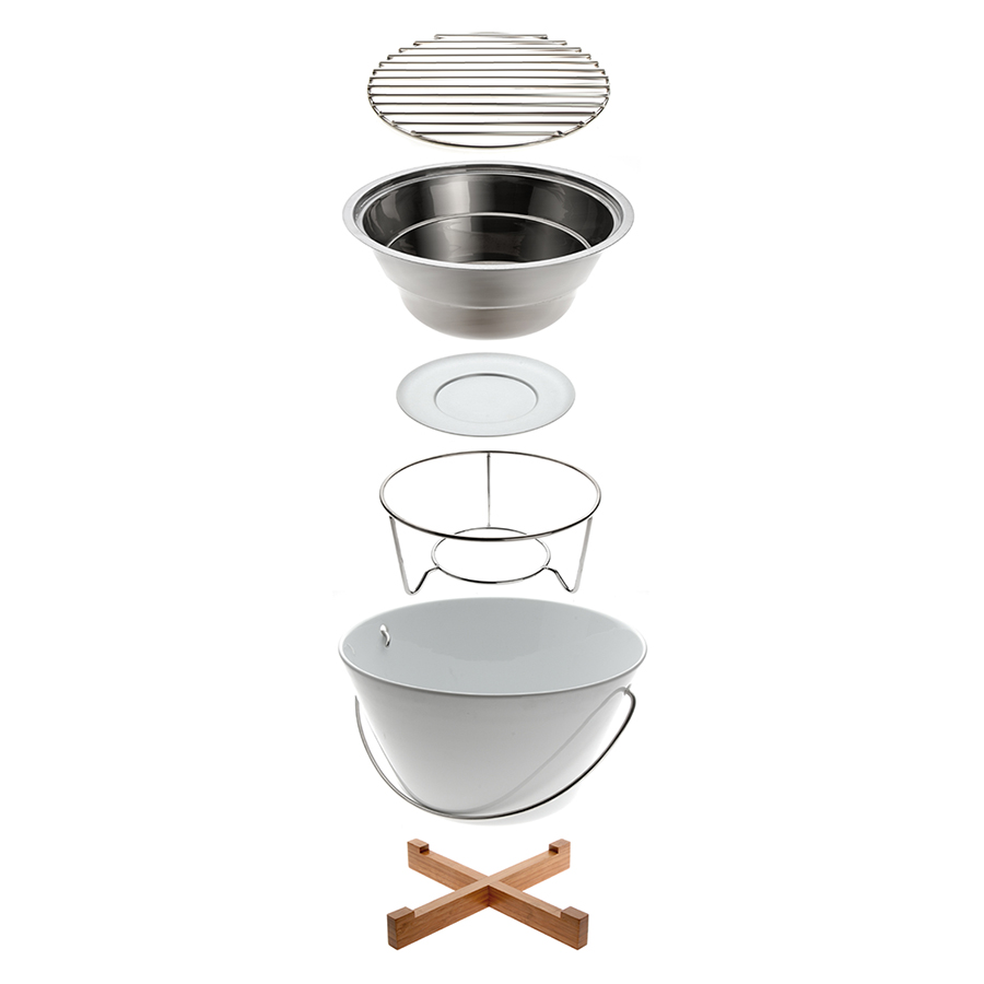 571020 Гриль настольный, D30 см, белый Eva Solo  - Вид №3