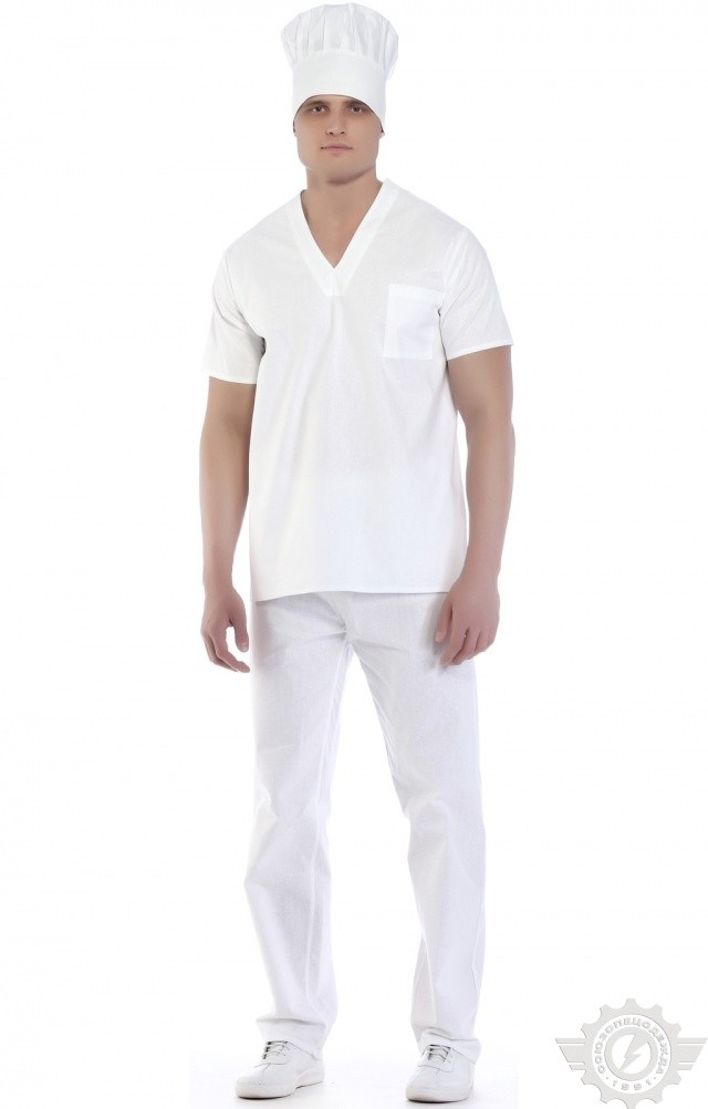 60871 Костюм пекаря  Повар  размер 56-58/182-188 Спецодежда  - Вид №7