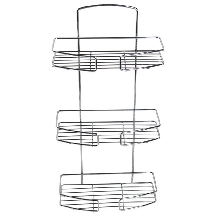 013W030M44 Полка тре*ъярусная прямая проволока стальная 13 Milardo Shelf - Вид №1