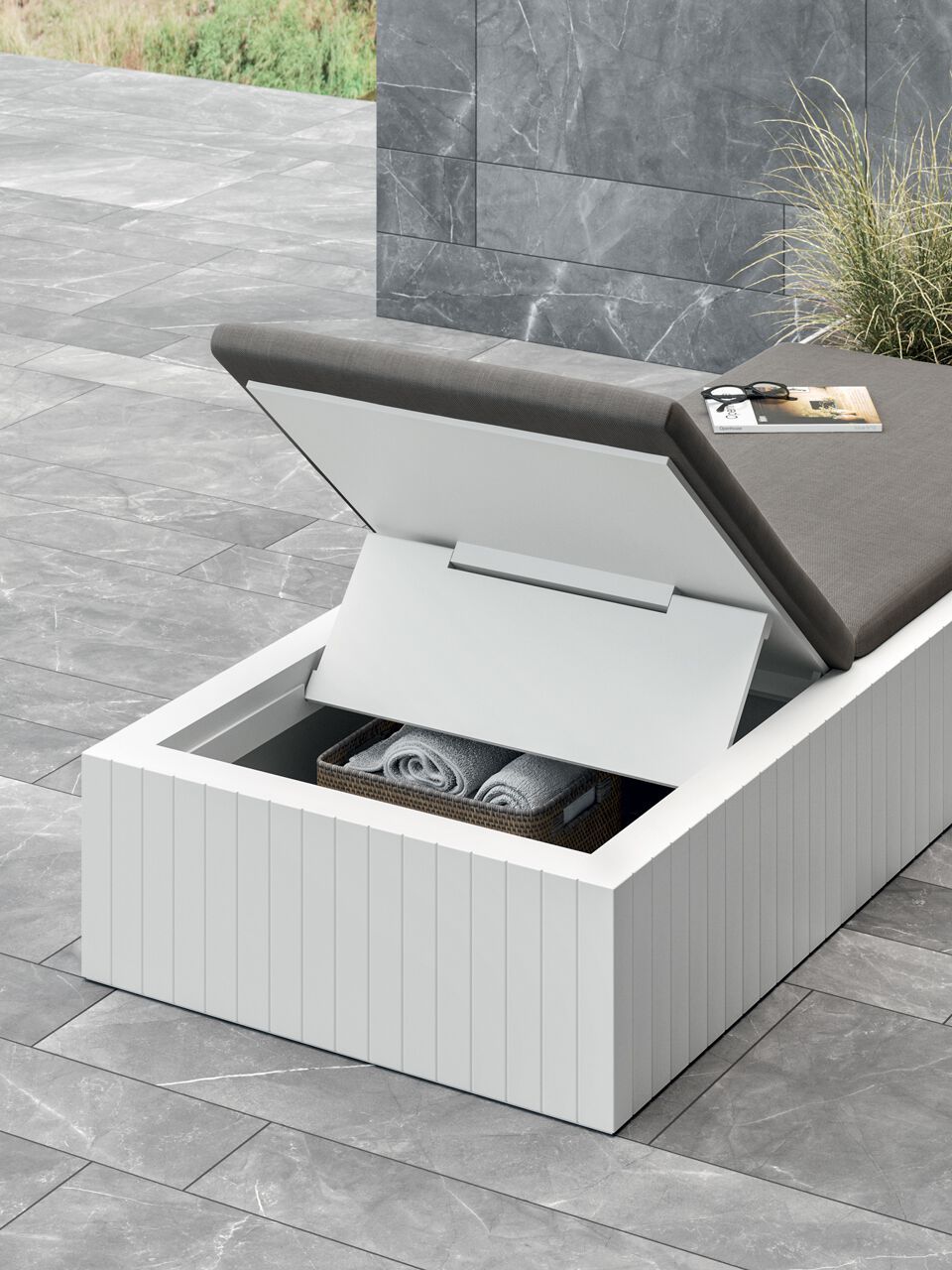 Садовая кровать в Corian® Rexa уникальный открытый ARCH-00098417 - Вид №2