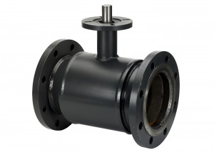 Danfoss JiP Premium FF фланцевый (фланцы на PN = 25 бар) с фланцем под ручной редукторный привод или электропривод JIP Premium FF Кран шар Ду250 Ру25 б/пр 065N0362G