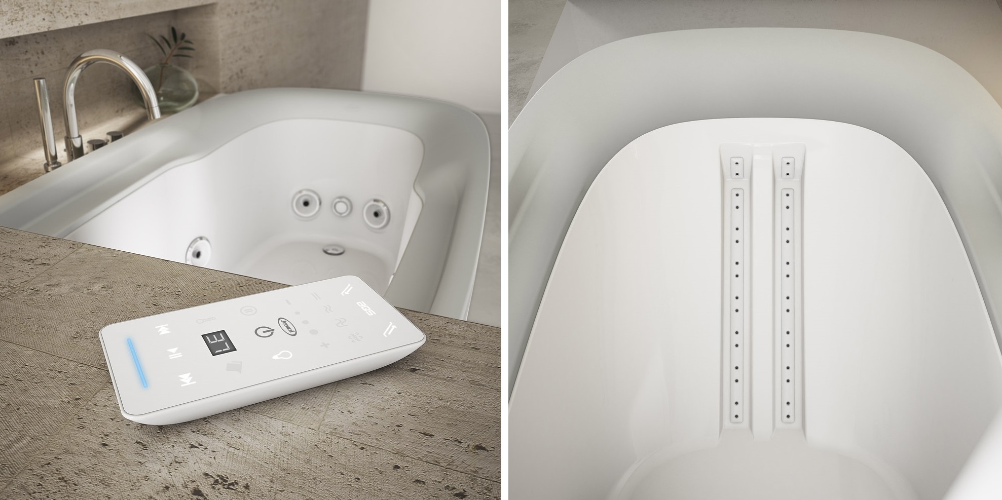 Ванна с гидромассажем "BASE" напольная Muse 9F43-793A-SX Jacuzzi 9F43793ASX - Вид №1