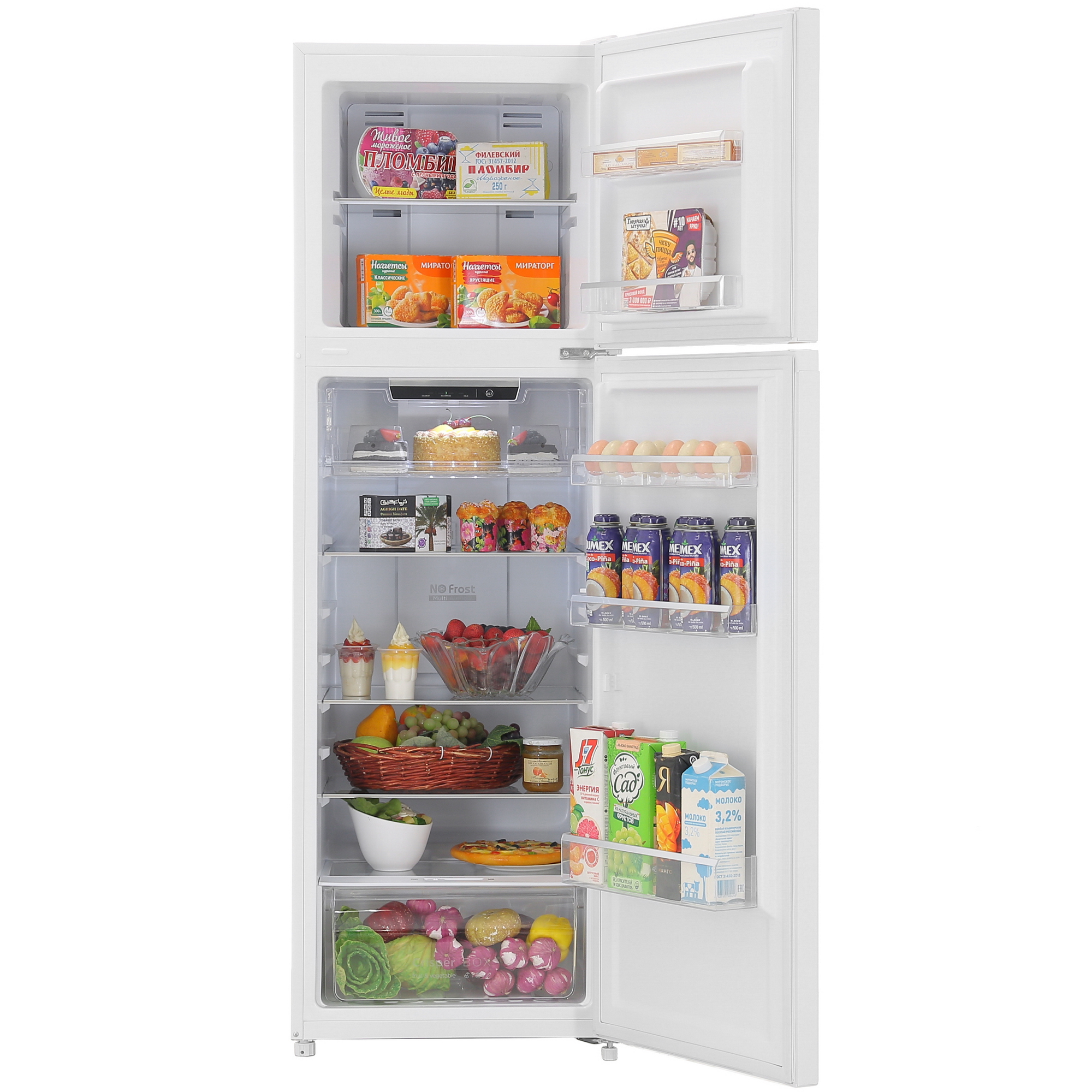 5098005 Холодильник с морозильником   DEXP T4-26AMG белый STDN-0027926 - Вид №5