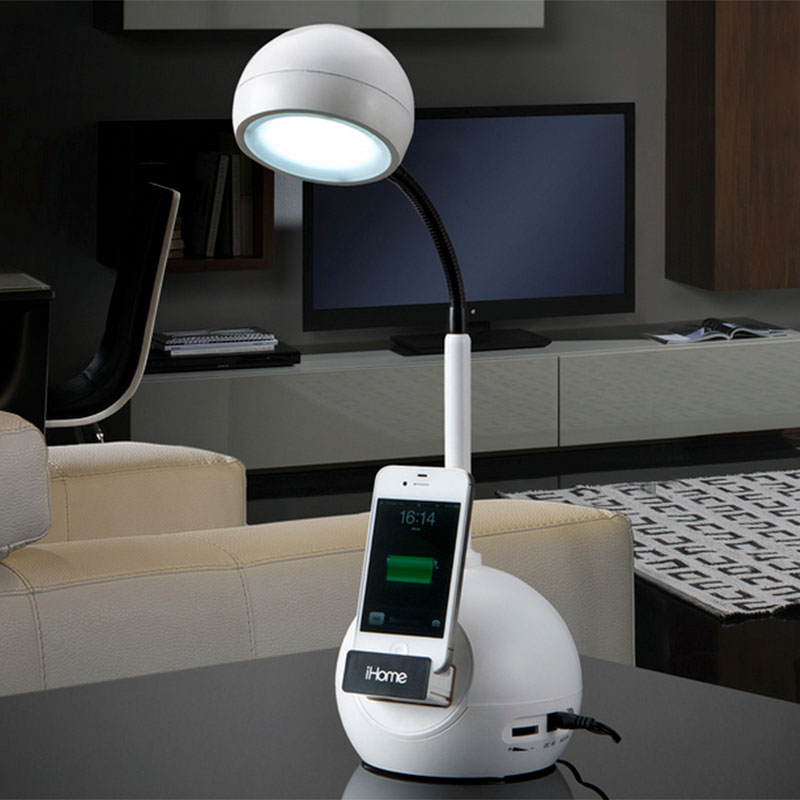 Настольная лампа с диммером 49х14 см белая Movi 58-6423 SCHULLER  00-3883006 Белый  - Вид №1