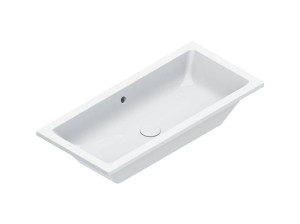 Прямоугольный одноэтажный встраиваемый умывальник