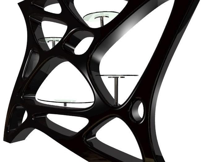 CEDRIMARTINI Книжный шкаф отдельно стоящий разделительный sun-id-1365101 - Вид №1