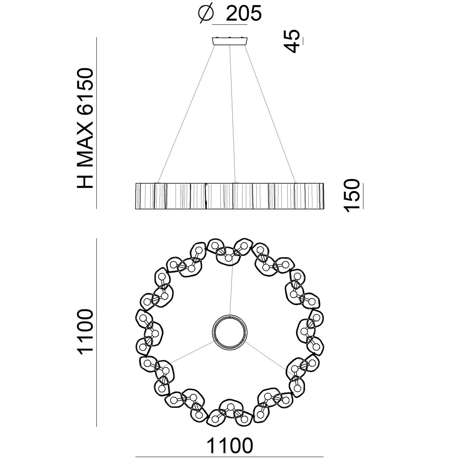 Поликарбонат светодиодный подвесной светильник Stilnovo ARCH-00042248 - Вид №16