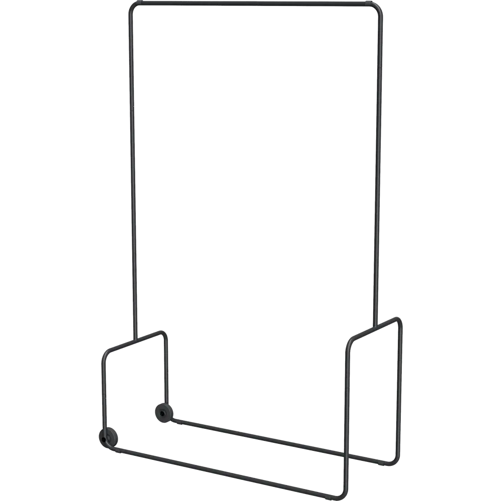 Вешалка напольная Spaceo 100x160x40 см металл цвет графит 82761891 STLM-2059630