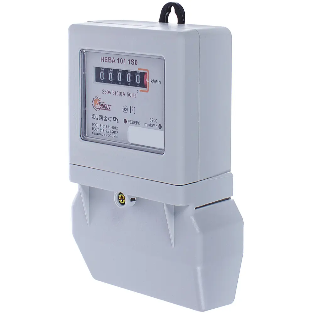 Счётчик электроэнергии Нева 101 1 S0, однофазный STLM-2124106