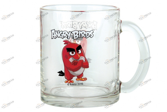 Кружка Angry Birds Movie Red 300 мл КОРАЛЛ ANGRY BIRDS MOVIE 029590 Прозрачный;красный 