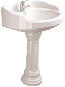 Раковина подвесная с пьедесталом 65 Sanitana GRECIA S10069917200000, S10069700000000