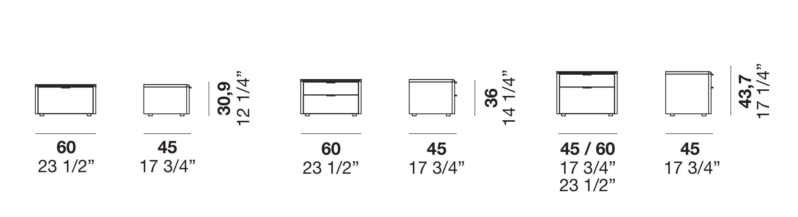Деревянная тумбочка с ящиками Alf DaFrè Timeless ARCH-00094069 - Вид №6