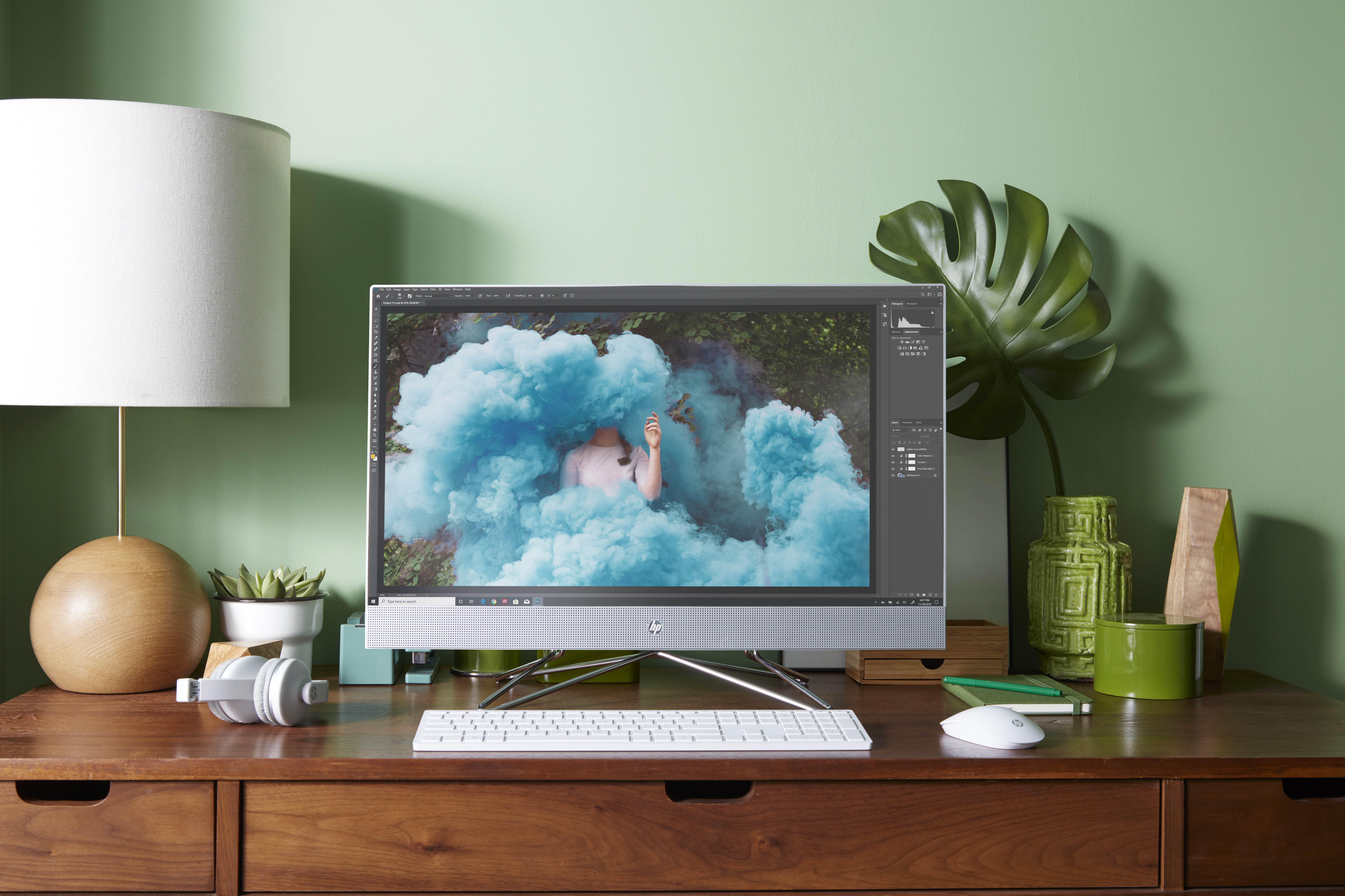 14Q50EA#ACB 27-dp0017ur aio 27"(1920x1080)/amd ryzen 3 4300u(2.7ghz)/4096mb/256ssdgb/nodvd/int:amd intergrated graphics /cam/wifi/war 1y/natural silver/w10 + usb kbd, usb mouse HP Santreyd  - Вид №7