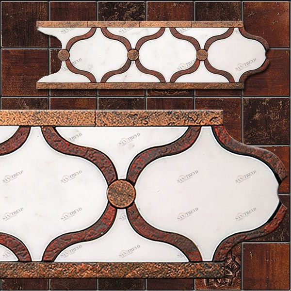 БОРДЮР ИЗ МРАМОРА GE-5 SKALINI ORNAMENTAL GE5