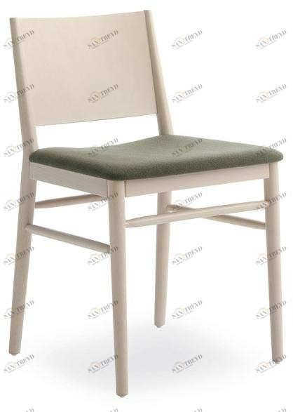 Billiani Стул из бука с мягким сиденьем Tracy 566