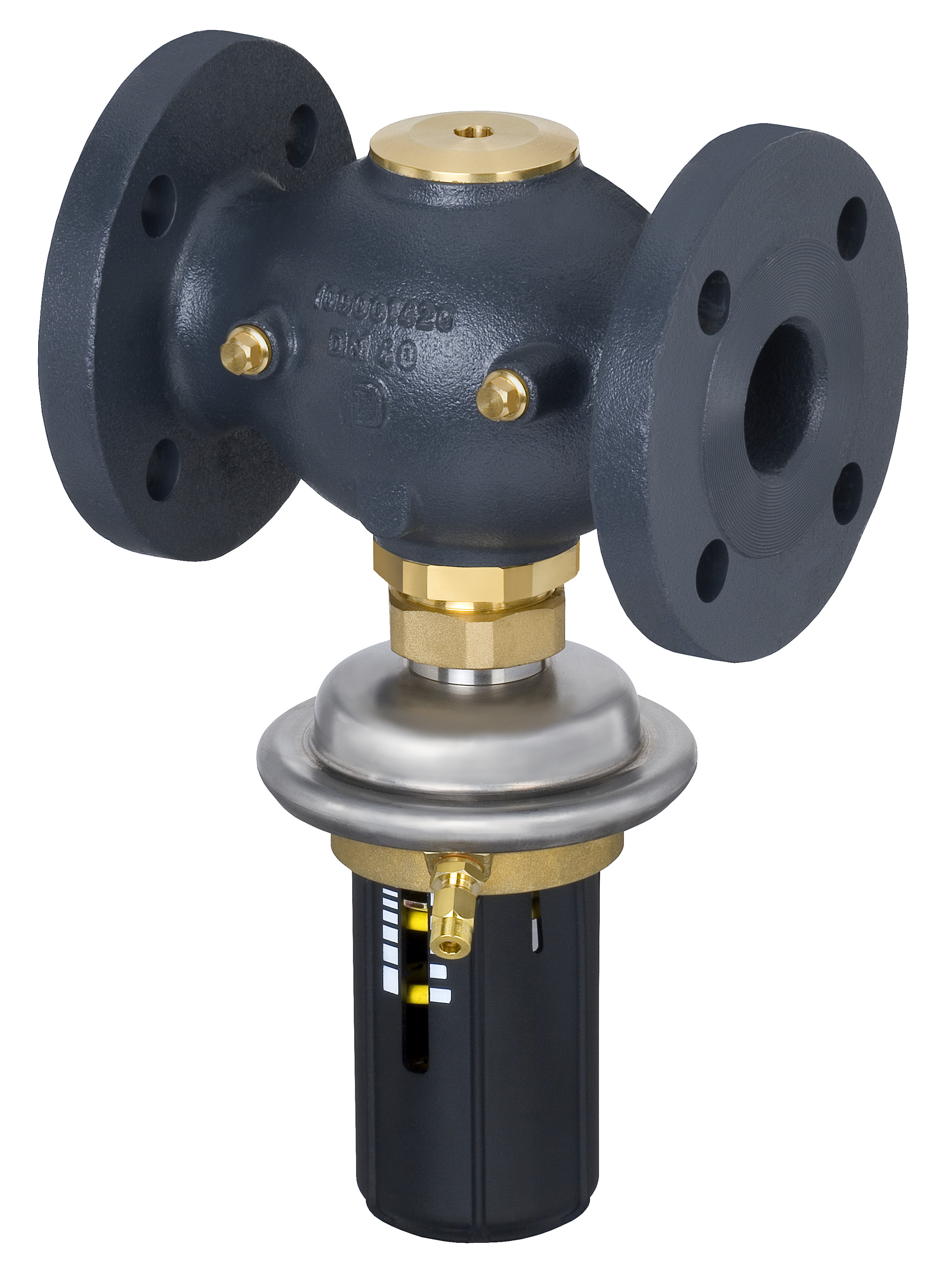 Danfoss Регулятор перепада давлений DPR для монтажа на обратном трубопроводе РПД DPR PN25 15/0,4/0,3-2,0рез./обр. 003H6184  - Вид №12