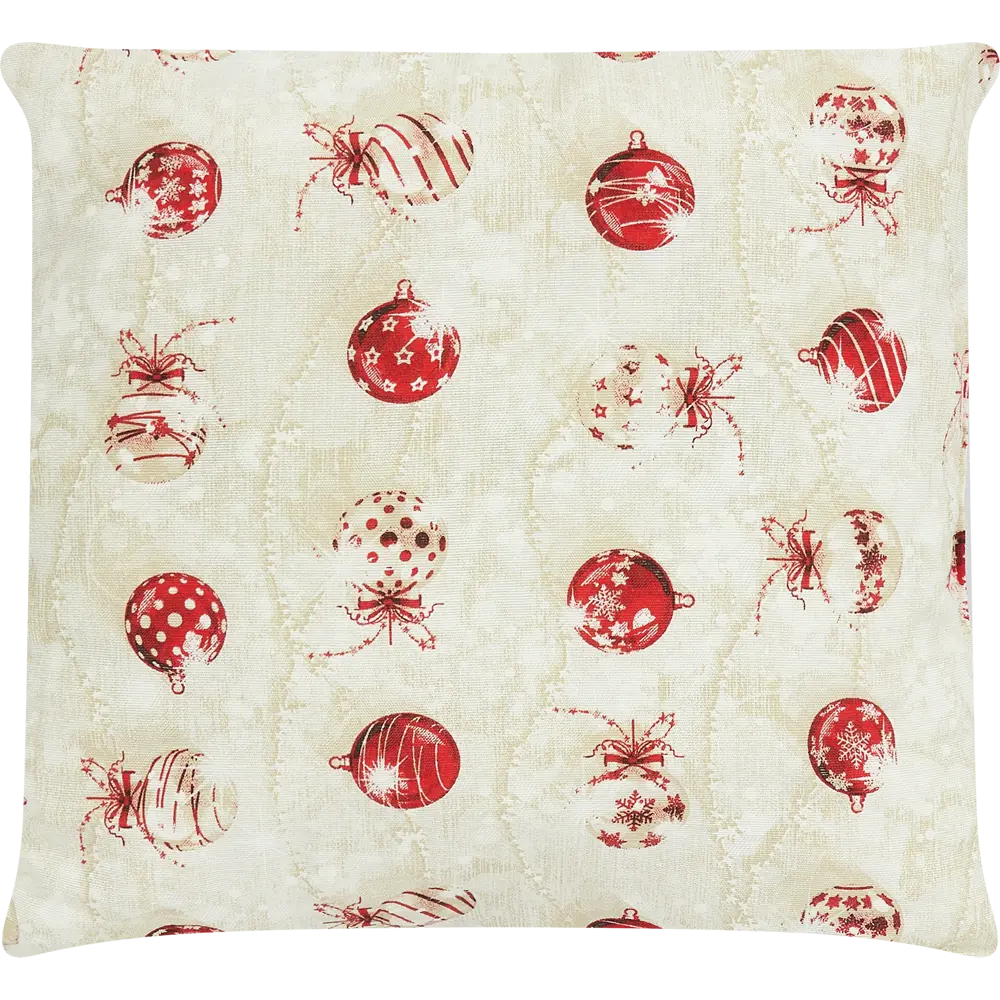 Подушка "Бусы" 40x40 см цвет бежевый Altali STLM-2118511