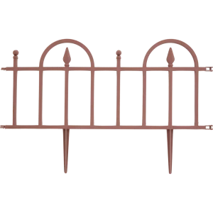 Заборчик 40x60 см полипропилен терракот 5 шт.