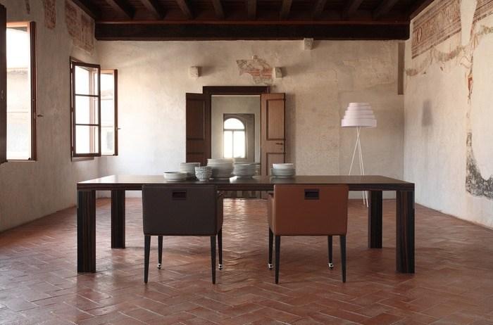 COLLI CASA Кожаное кресло с подлокотниками на колесиках Cortina sun-id-1358600 - Вид №2