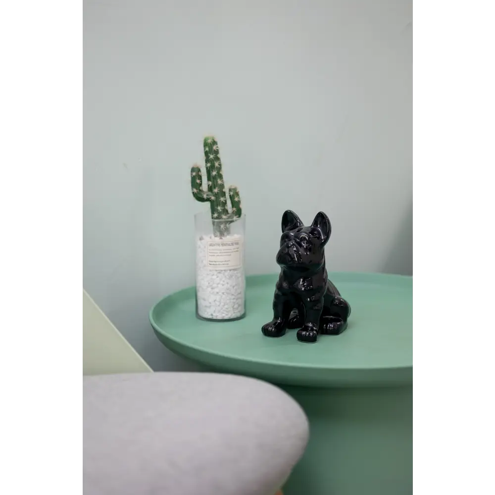 Декоративная собака Бульдог керамика черная 23x18x12 см Santreyd STLM-2023186 - Вид №6