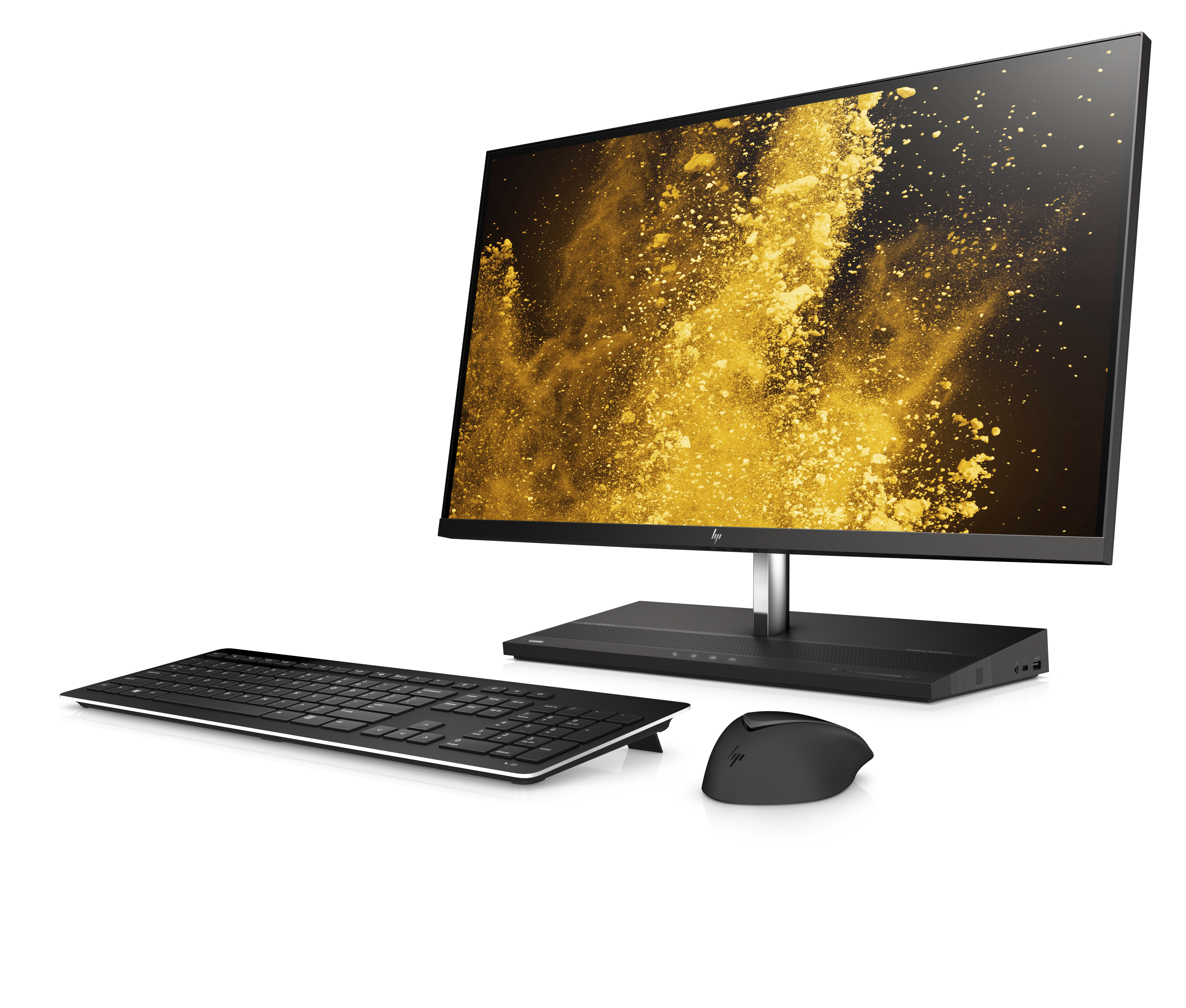 4PD69EA#ACB eliteone 1000 g2 aio nt 27" 27"(3840x2160 ips (матовый))/intel core i5 8500(3ghz)/16384mb/512pcissdgb/bt/wifi/war 3y/w10pro + premium wrless kbd&mouse HP Santreyd  - Вид №1