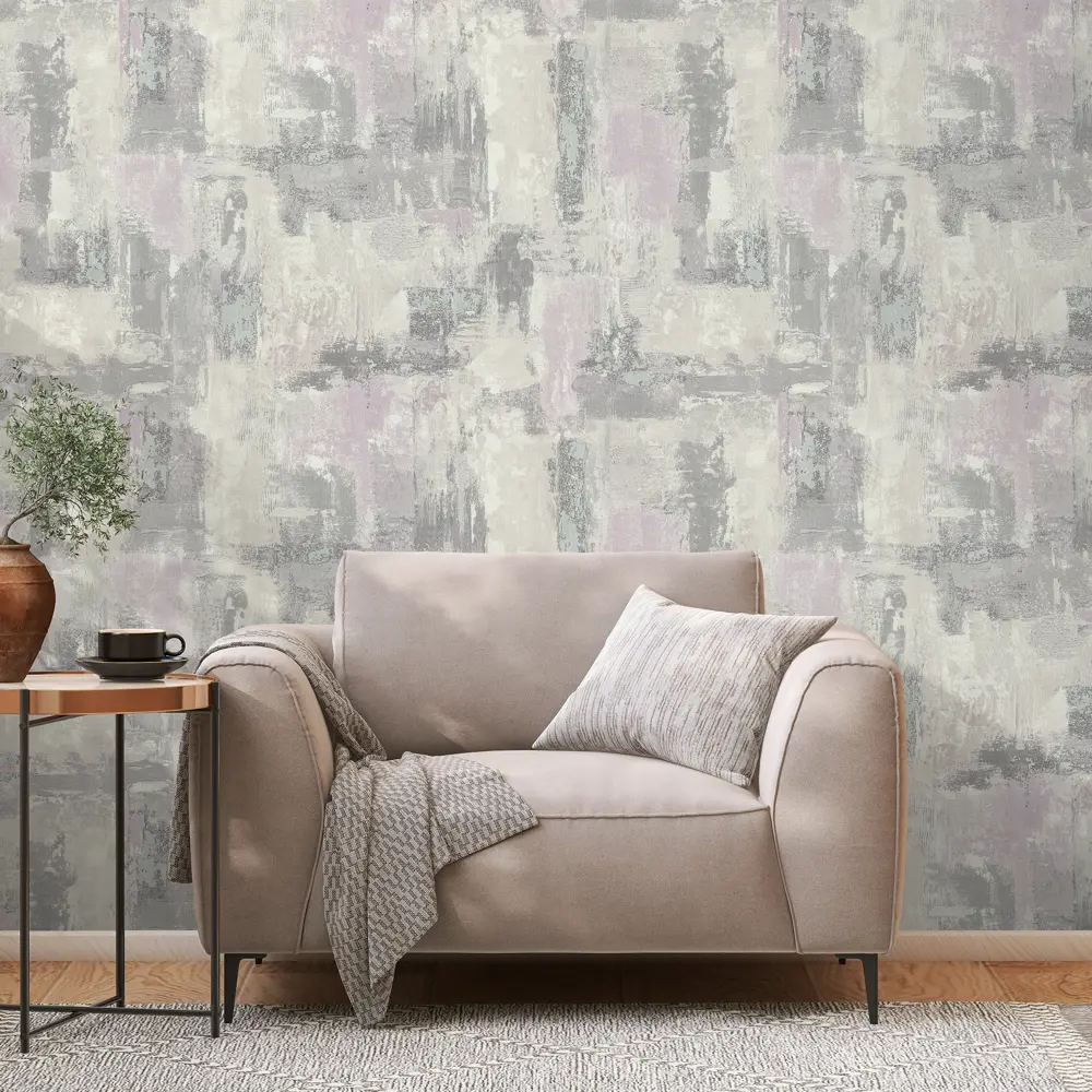 Обои флизелиновые Diamond Wall серые 1.06 м DI5057-23 STLM-2165511 - Вид №2