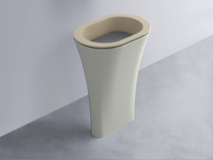 AMLA65-AV+AMPILO-CM+AMCOLO-PM Раковина Amedeo Ovale отдельностоящая cielo Enjoy + Amedeo