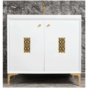 WHITE FRAME WITH FILIGREE Тумбочка Linkasink