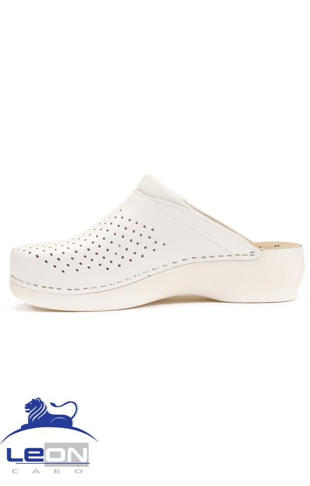 62030 Сабо "Leon LIGHT" женские белые LEON  Сабо и сланцы размер 37  - Вид №3