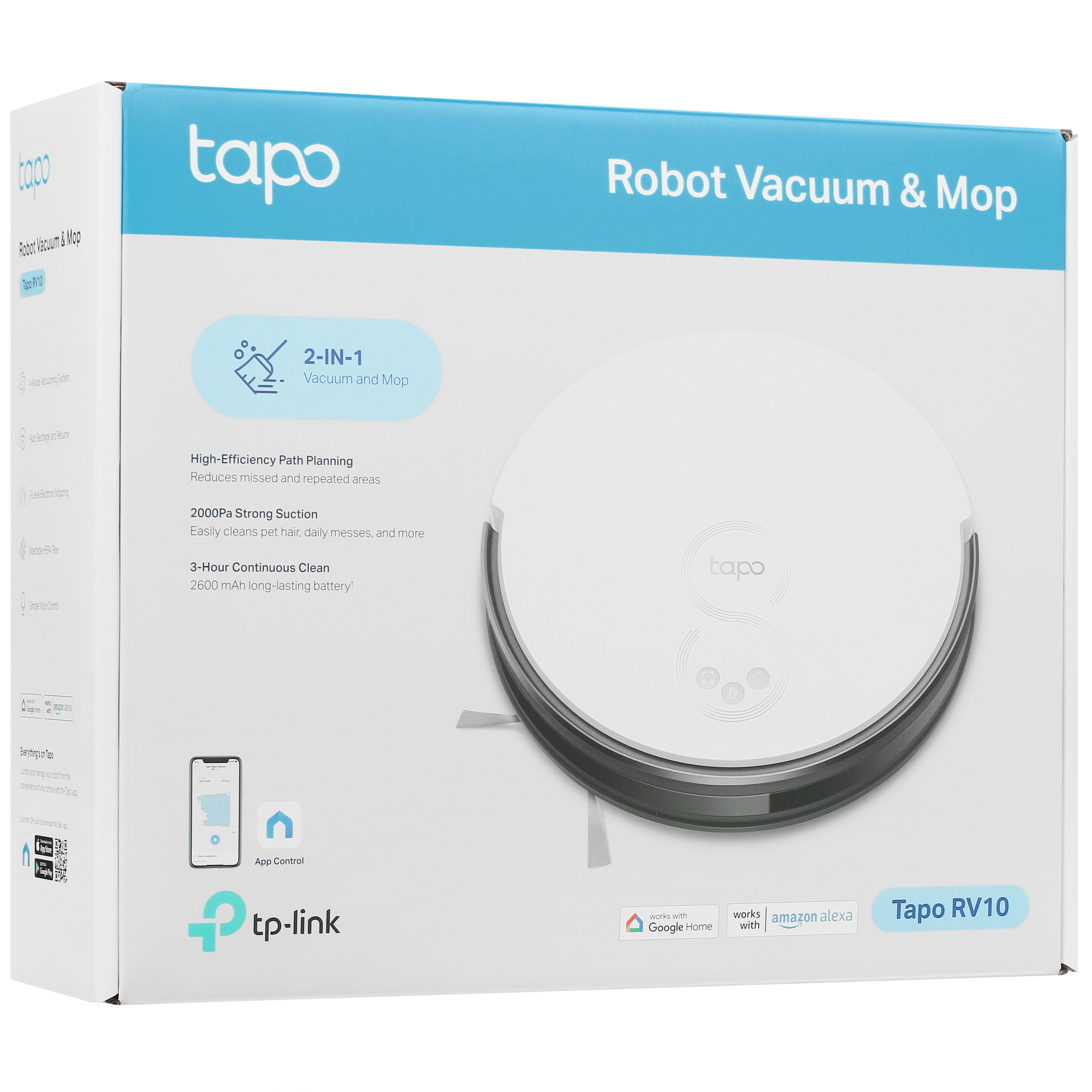 5411521 Робот-пылесос TP-Link Tapo RV10 белый STDN-0144643  - Вид №10