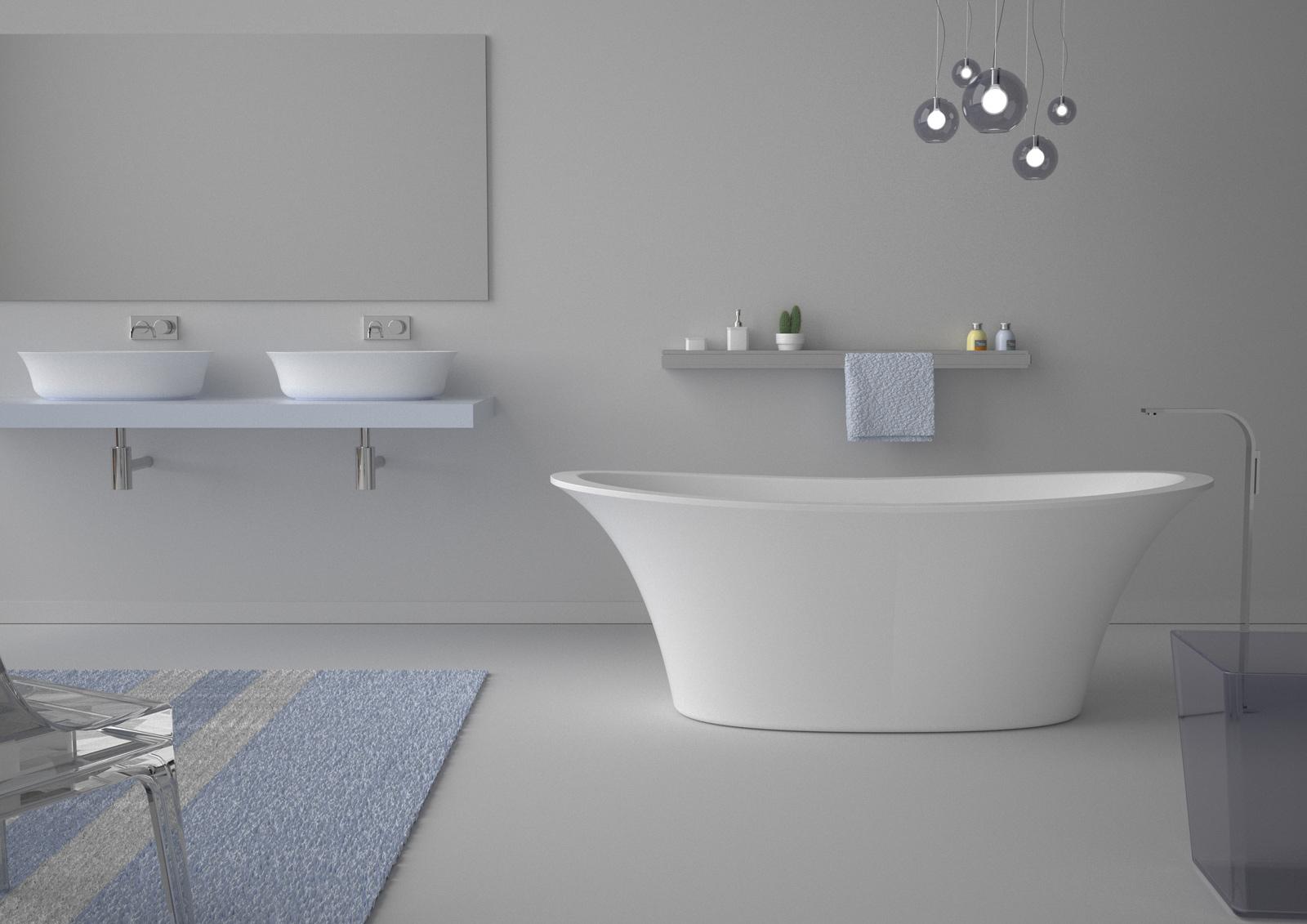 VAFL1 Акриловая ванна отдельностоящая GSG CERAMIC Flut - Вид №2