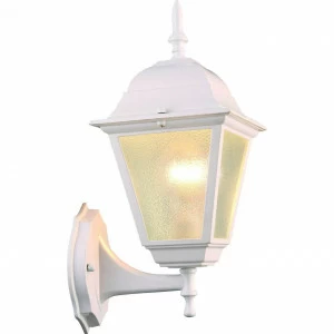 Уличный настенный светильник белый Arte Lamp Bremen A1011AL-1WH ARTE LAMP ПОД СТАРИНУ, ФОНАРЬ 00-3897321 Белый