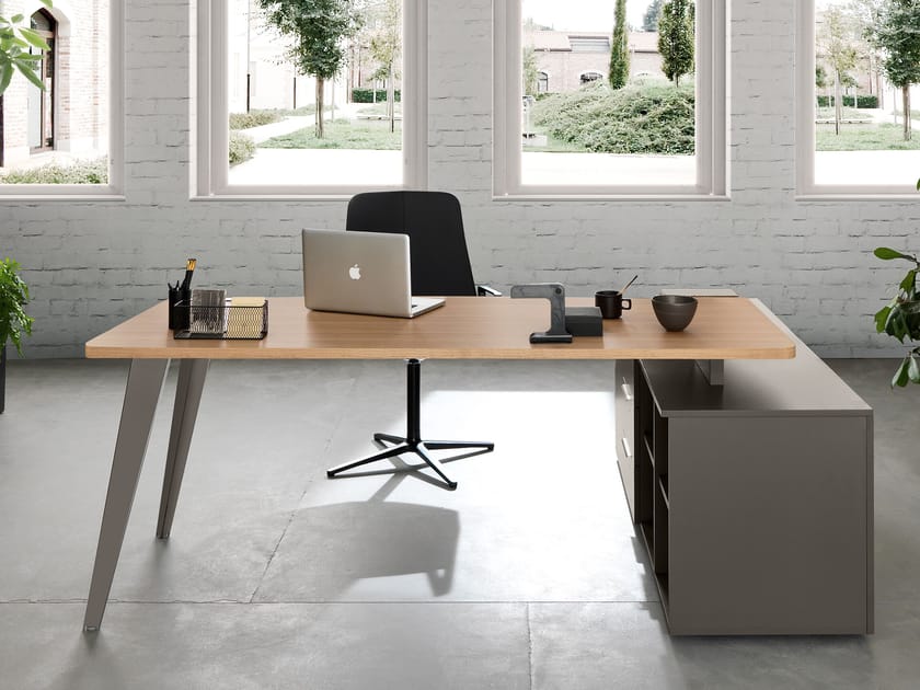 Деревянный стол со встроенной полкой Martex Pigreco ARCH-00022256