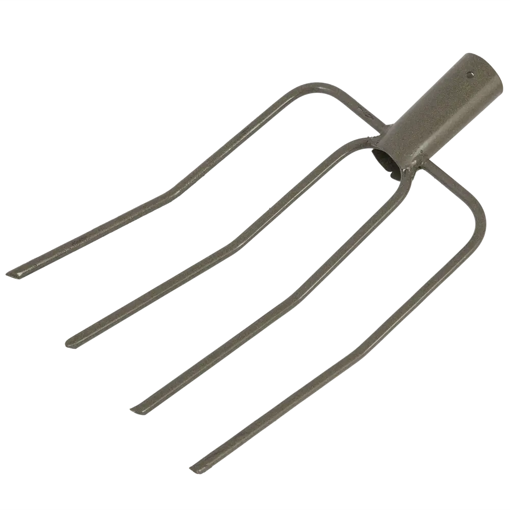 Вилы компостные сварные четырехрогие 35 см металл без черенка Santreyd STLM-2032481 - Вид №1