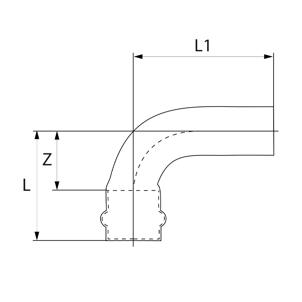 PS50010760000 Отводы Tece  - Вид №1