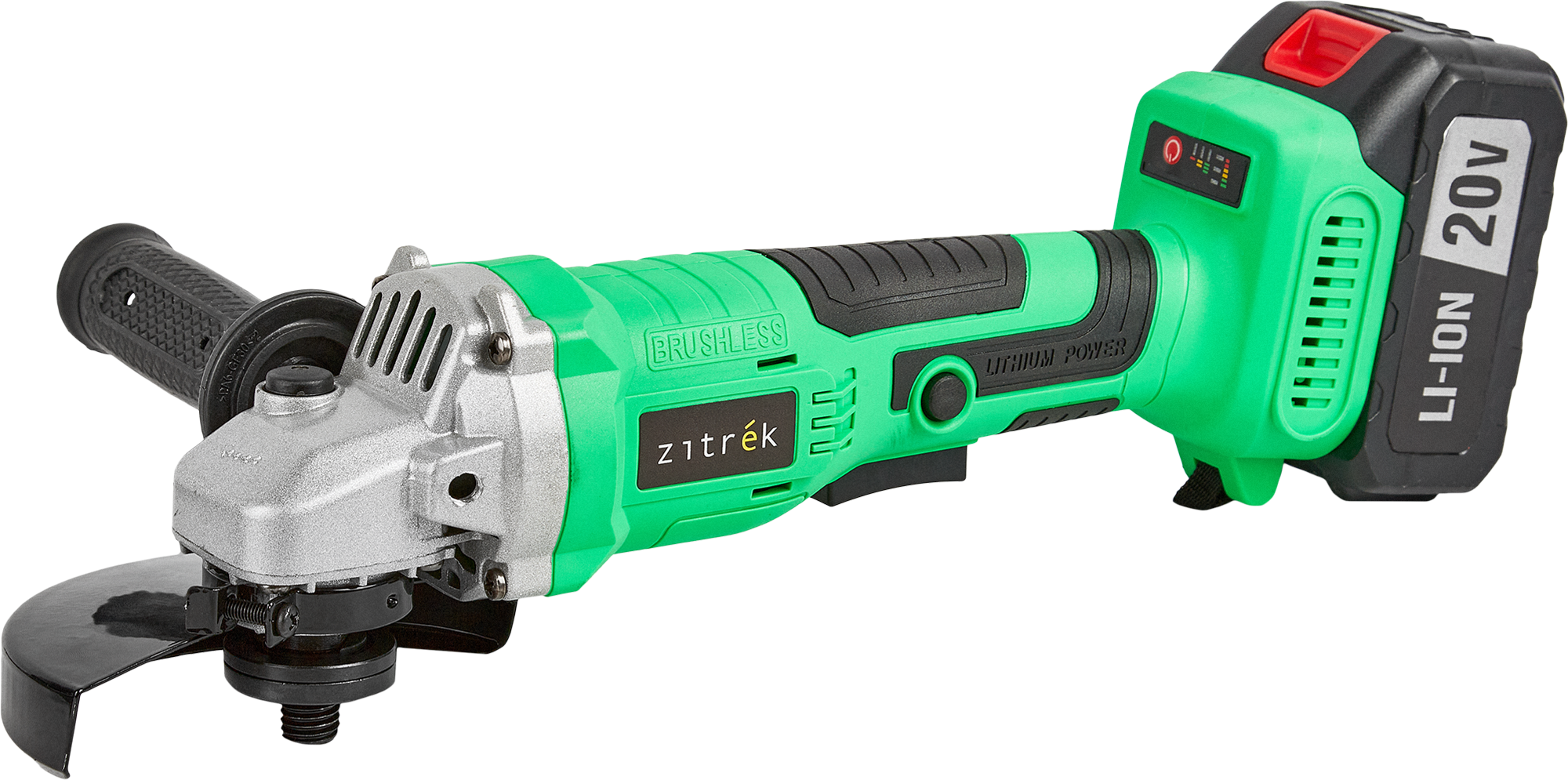 88035749 УШМ аккумуляторная AG 20 Pro 063-4066, 20 В Li-ion 1x4 Ач, 125 мм STLM-0076598 ZITREK