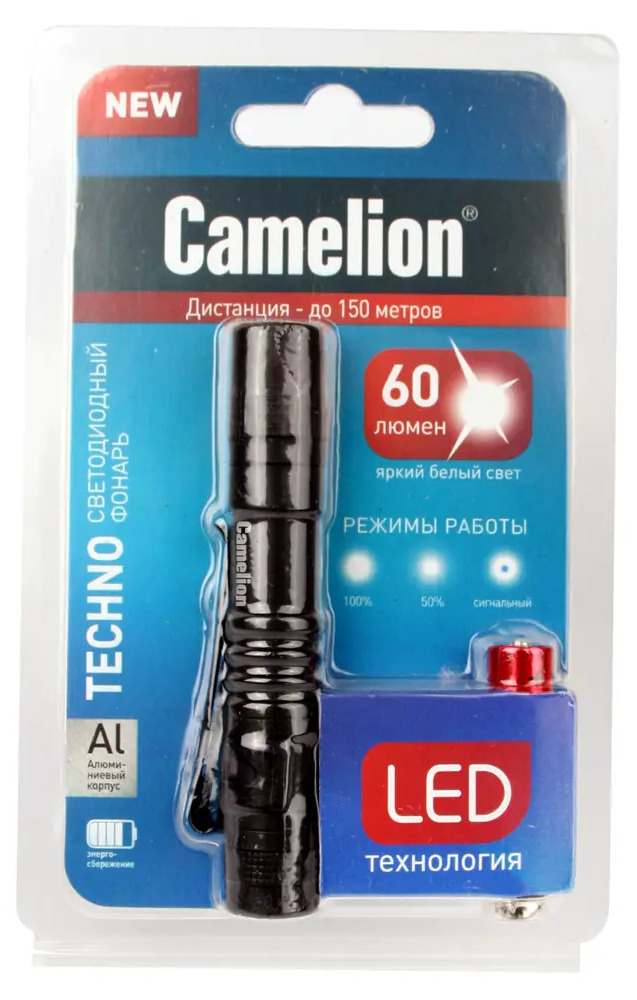 93730490 Фонарь Camelion LED515161 Вт STLM-0928067